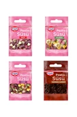 Dr. Oetker Pasta Süsü Şekerli Çubuk-kalp-kelebek-kakaolu Çubuk 4'lü Set - 1