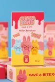 CHOCOLABU Labubu %100 Belçika Çikolatası 3x35Gr-Dubai Cream/Bueno/Lotus Biscoff - 2
