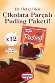 Dr. Oetker Puding Çikolata Parçalı 12'li - 1