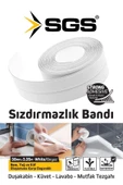 SGS1240 3.35M Banyo Küvet Mutfak Lavabo Beyaz Su Sızdırmaz Bant Su Geçirmez Kenar Bandı Sızdırmazlık thumbnail 3
