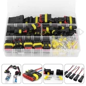 PowerMaster PM-28532 HID JST Konnektör Seti Oto Elektrik Kablo Soketleri Su Geçirmez 352 Parça thumbnail 1