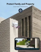 Sensörlü, Dış Mekan Akıllı Güvenlik Kameras, Elektrikle Çalışır, Su Geçirmez, Telefonla İzlenebilir thumbnail 8
