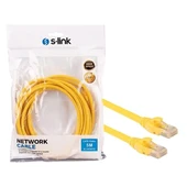 S-Link SL-CAT605YE Cat6 5 Metre RJ45 Patch Network Ethernet İnternet Kablosu - 1