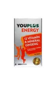 Youplus Energy Vitamin Ve Mineral Kompleksi 30 Tablet thumbnail 2