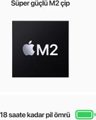 MacBook Air M2 8 GB 512 GB SSD 13.6" MLXX3TU/A Uzay Grisi Outlet (Açıklamayı Okuyunuz) - 3