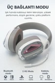 MyBlack BE46 Kablosuz Mikrofonlu Kulaklık 36 Saat Uzun Pil Ömrü Oyun ve Müzik Kulaklığı thumbnail 2
