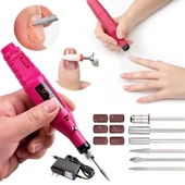 Sunup SN-27091 Hız Ayarlı Tırnak Freze Törpü Manikür Pedikür Seti 6 Başlıklı Elektrikli AC220V - 1