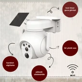 Güneşe Enerjili, Kaliteli Solar Dış Mekan Akıllı Kamera, Arıcı, Çiftçi, Çoban Kamerası, Full HD 3 MP - 5