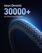 UGREEN USB-C to USB-C 240W PD Hızlı Şarj Kablosu, Uzay Girişi, 1m, 45067 - 7