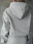 MDB Kadın Uzun Kollu Nope Baskılı Beli Ribanalı Ikili Takım thumbnail 2