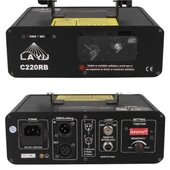 Layu C220RB Kırmızı-Mavi Çift Renk Beam Efekt Lazeri - 3