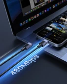 UGREEN USB-C to USB-C 240W PD Hızlı Şarj Kablosu, Uzay Girişi, 1m, 45067 - 5