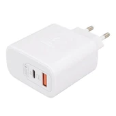 Weko WK-21446 S11-UC 25 Watt 3.0 Amper Type-C + USB Telefon Şarj Başlık Adaptörü thumbnail 2