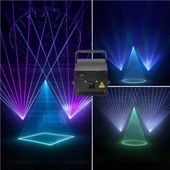 Layu AC-03RGB 3 Watt RGB Lazer 25Kpps Double Safety Design SD Card DMX ILDA Analog - 4