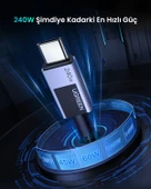 UGREEN USB-C to USB-C 240W PD Hızlı Şarj Kablosu, Uzay Girişi, 1m, 45067 - 3