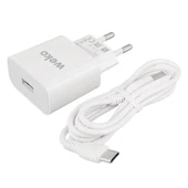 Weko WK-21435 M7 2.1 Amper Telefon Şarj Adaptörü + Type-C Kablo thumbnail 4