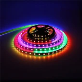 5 Metre Tak Çalıştır Kumandalı, 96 Renk RGB Şerit Led TV Ünitesi, Mutfak Tezgahı, Vitrin, Tavan Ledi thumbnail 4