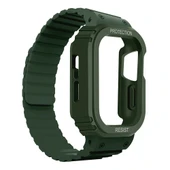 Apple Watch 10 42mm KRD-142 Airbag Tasarımlı Kasa Koruyuculu Silikon Kordon - 8