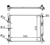MOTOR SU RADYATORU MERCEDES CITAN W415 2012 . RENAULT KANGOO 2 1.2TCE-1.5DCI-1.6 165 2008 A4155000102 8200455801 thumbnail 1