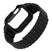 Apple Watch 10 42mm KRD-142 Airbag Tasarımlı Kasa Koruyuculu Silikon Kordon - 2