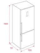 Teka RBF 78725 GBK EU 510 Lt. No Frost Siyah Buzdolabı thumbnail 10