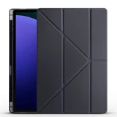 Galaxy Tab S9 Ultra Kılıf Zore Tri Folding Kalem Bölmeli Standlı Kılıf thumbnail 8