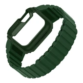 Apple Watch 10 42mm KRD-142 Airbag Tasarımlı Kasa Koruyuculu Silikon Kordon - 3