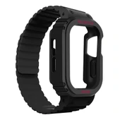 Apple Watch 10 42mm KRD-142 Airbag Tasarımlı Kasa Koruyuculu Silikon Kordon - 7