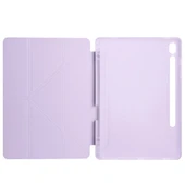 Galaxy Tab S9 Kılıf Zore Tri Folding Kalem Bölmeli Standlı Kılıf - 5