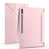Galaxy Tab S9 Ultra Kılıf Zore Tri Folding Kalem Bölmeli Standlı Kılıf thumbnail 4