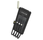 PW-59 Solar Siyah 10000 mAh Powerbank thumbnail 1