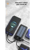 PW-59 Solar Siyah 10000 mAh Powerbank thumbnail 5