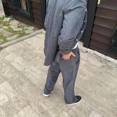 MDB Erkek Kadife Oversize Takım – Gömlek Ve Pantolon İkili et Füme Corduroy Şıklığı, Rahat Ve Zarif Duruş Yumuşak Dokulu - 4