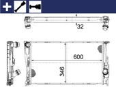 MOTOR SU RADYATORU BMW N47 N54 N55 M47 E81 E82 E87 E88 E90 E91 E92 E93 E84 E89 MANUEL SANZIMAN 17117788903 thumbnail 1