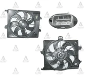 FAN RADYATÖR ACCENT 11= BLUE DİZEL / RIO 12= 25380 1R350 thumbnail 1