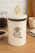 Dekorasyaa Kahve Kavanoz Metal 1200ml - 1