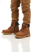CONTEYNER Tarçın Nubuk Kaymaz Unisex Çocuk Bot 921 F - 1