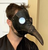 Genişletilmiş Plague Doktor Maskesi Beak Plastik Aparat - 7