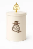 Dekorasyaa Kahve Kavanoz Metal 1200ml - 2