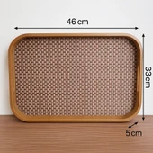 Dekorasyaa Bambu Dikdörtgen Tepsi 46x33x5cm thumbnail 2