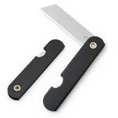 Powermaster PM-28647 Tekli Katlanır Falçata Maket Bıçağı Büyük Paslanmaz Çelik Siyah thumbnail 1