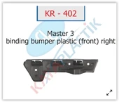 ÖN TAMPON BRAKETİ SAĞ MASTER 3 960160002R thumbnail 1