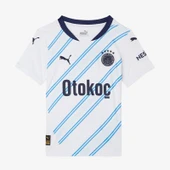 Puma 775371-02 Fenerbahçe 24/25 Çocuk Unisex Deplasman Forması Beyaz-Lacivert - 5