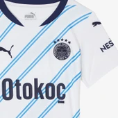 Puma 775371-02 Fenerbahçe 24/25 Çocuk Unisex Deplasman Forması Beyaz-Lacivert - 6