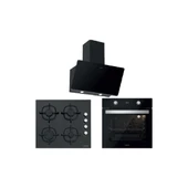 Silverline Ankastre Set - Soho 60CM Davlumbaz - CS5343B01 - BO6504B01 thumbnail 1