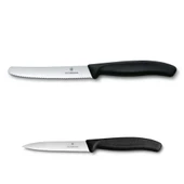 Victorinox 2li Set 11 CM Tırtıklı - 8 CM Tırtıklı Sebze Meyve Bıçağı thumbnail 1