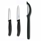 Victorinox 3 lü Set Domates Soyacağı - 10 CM Düz 8 CM Tırtıklı Sebze Meyve Bıçağı thumbnail 1