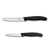 Victorinox 2li Set 11 CM Tırtıklı - 10 CM Düz Sebze Meyve Bıçağı thumbnail 1