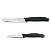 Victorinox 2li Set 11 CM Tırtıklı - 8 CM Tırtıklı Sebze Meyve Bıçağı thumbnail 1