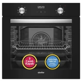 Simfer 9 Fonksiyon QS Dijital Siyah Ankastre Set (8208 Fırın + 3500 Ocak + 8703 Davlumbaz) thumbnail 2